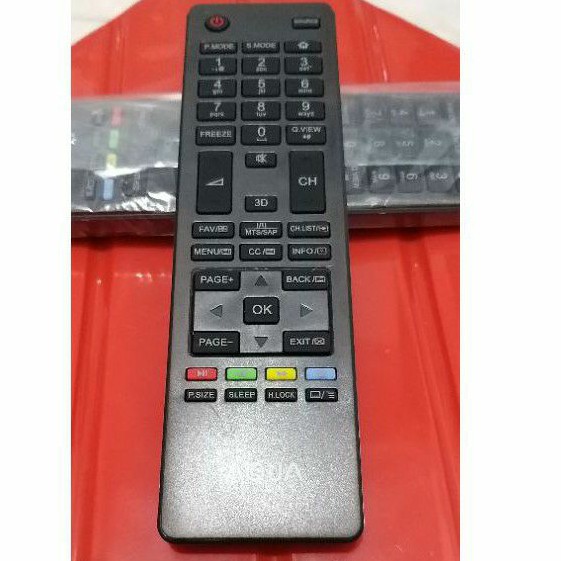 REMOTE REMOT TV LCD LED AQUA 3D HTR A18H ORIGINAL ASLI