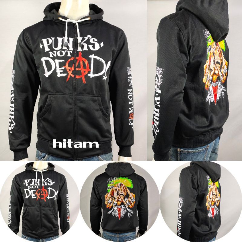 JAKET SWEATER HOODIE ZIPPER PRIA/METAL