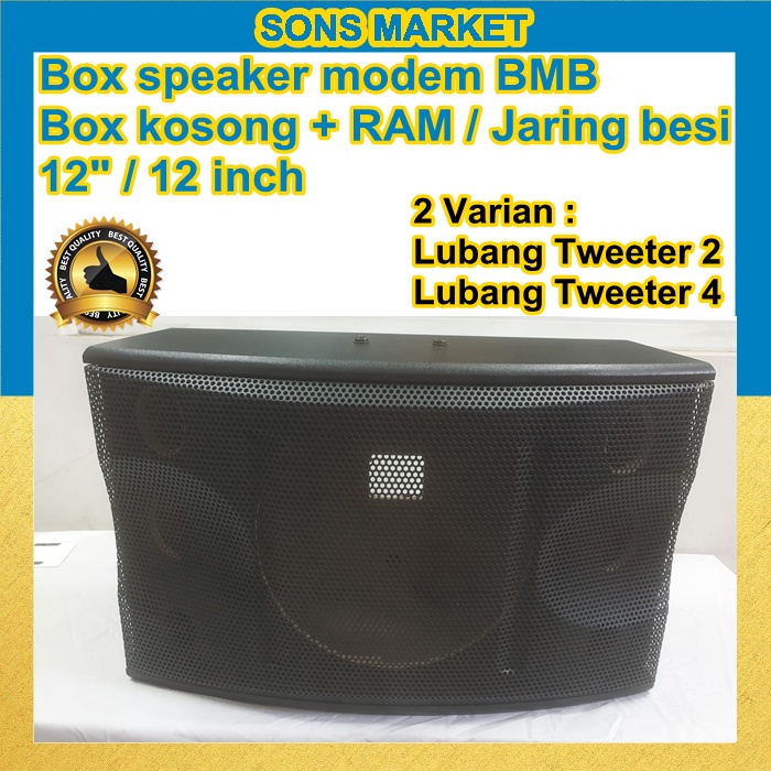 BOX SPEAKER 12 inch MODEL BMB + RAM JARING BOX KOSONG MODEL BMB 12in