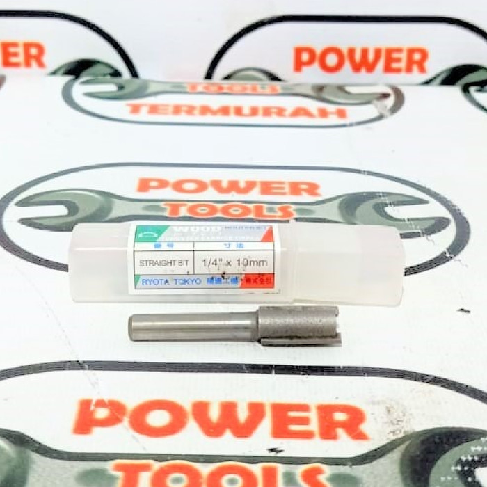 Mata Profil Straight Bit 10 mm 1/4" shank router bit trimmer