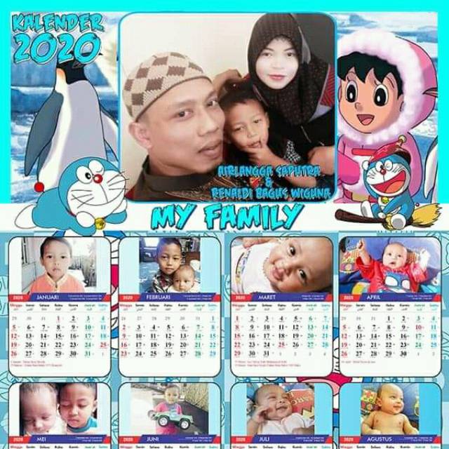 

Kalender 2020 foto sendiri/karakter
