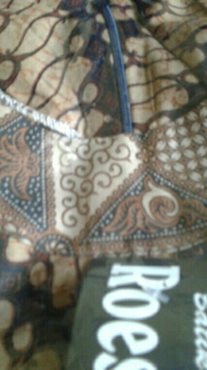 Gamis Kombi Genes #2 Batik Kombinasi Sogan Muslim Pesta