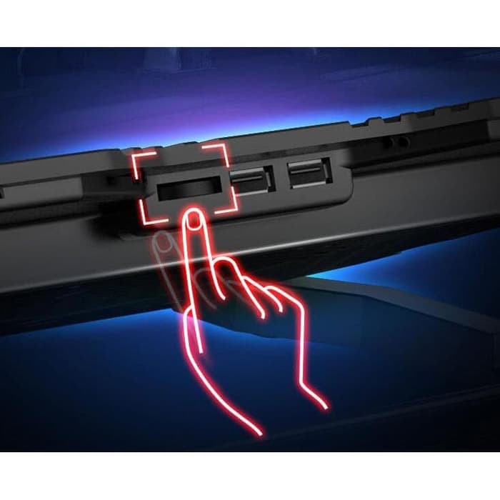 Cooling Pad Laptop 5 Kipas - K5 - TAFFWARE