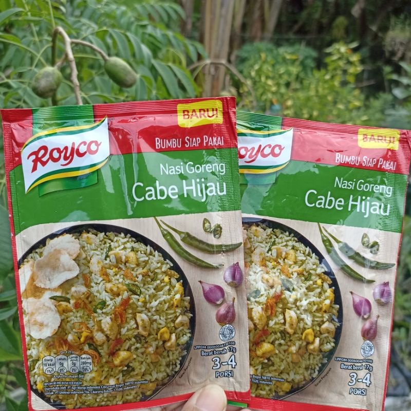 Royco bumbu nasi goreng cabe hijau 17 gr