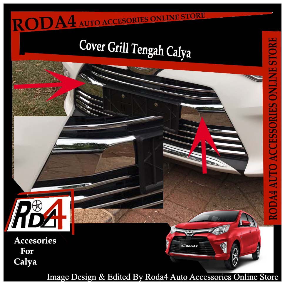 Cover / List / Garnish Grill Tengah Calya Chrome