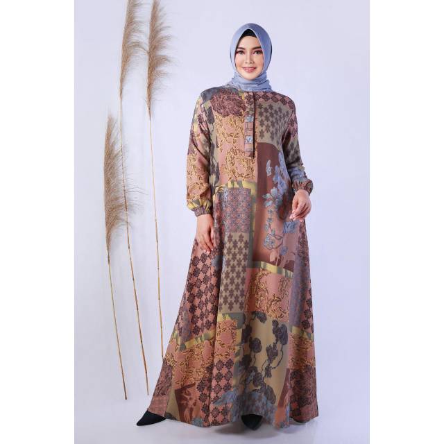 Gamis premium berbahan zara crepe import