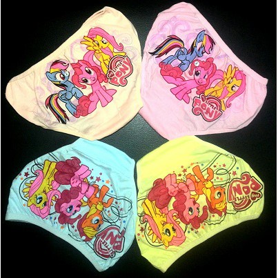 PROMO!! ( 12 PCS ) Celana Dalam Anak Perempuan / CD anak Usia 4 s/d 12 Tahun Motif PNY | ESSEN