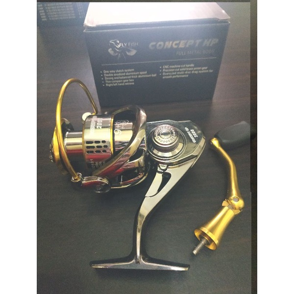 Reel Ply fish Concept 1000 full metal body & power handle