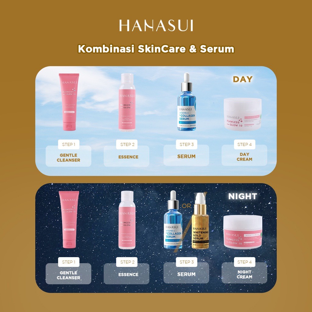 HANASUI - Serum Whitening Gold New Look &amp; New Formula (BPOM)