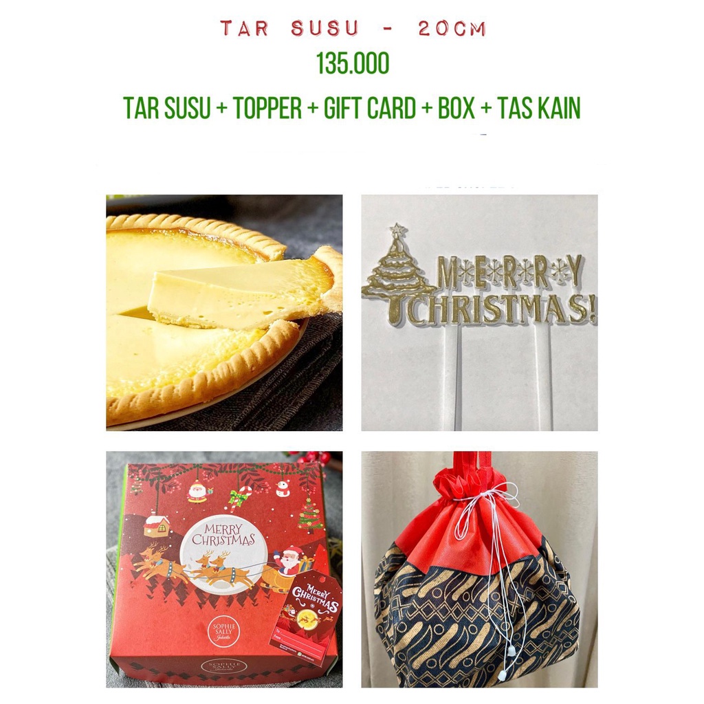 

Tar Susu Hampers Natal / Christmas Edition READY, NOTE TGL PENGIRIMAN!