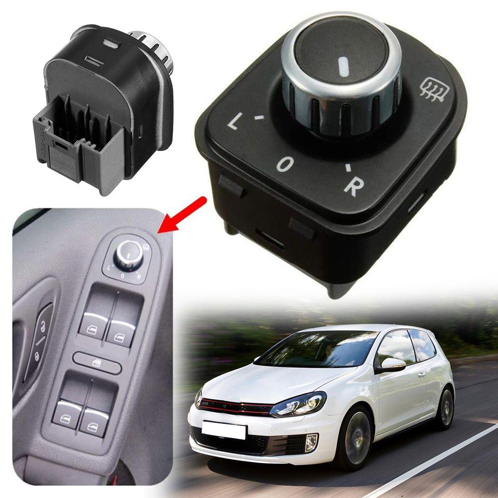 Populer Saklar Knob Cermin Samping Mobil Untuk Jetta MK5 Untuk Golf MK5 MK6 Untuk Kontrol Pemanas VW