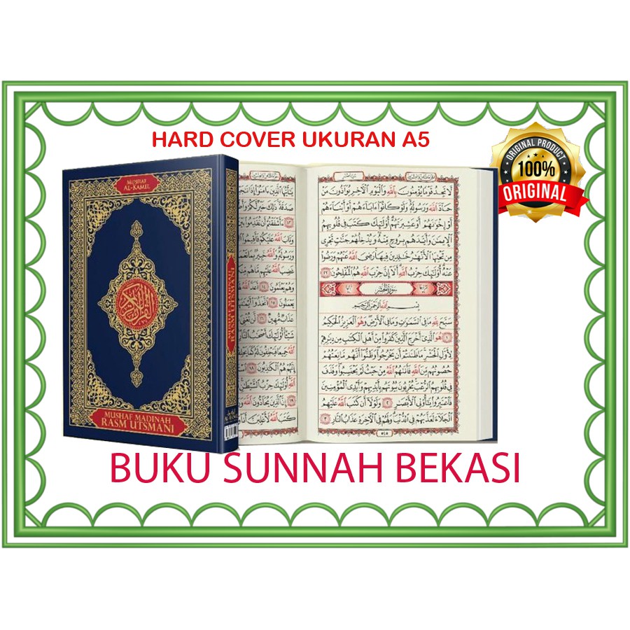 Mushaf Madinah Rasm Utsmani A5 | Darus Sunnah