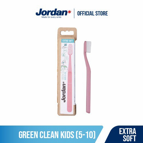 Jordan TB Kids Green Clean 5-10 Extra Soft - Sikat Gigi