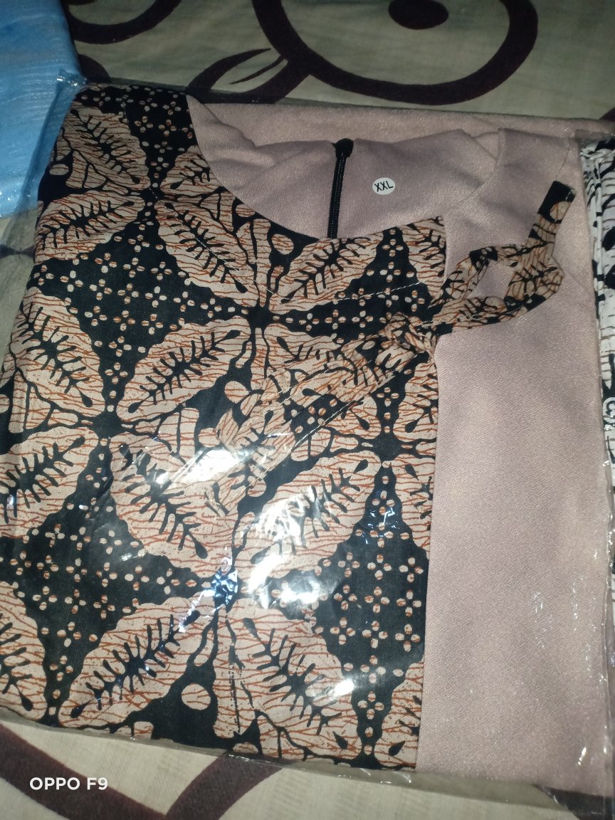 Batik Wanita Asj Sa Hrb026 Kenongo Kemeja Tosca Pendek