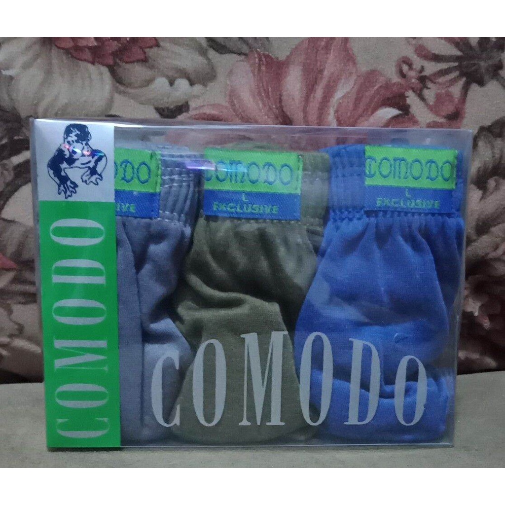 6 Pcs Celana Dalam Dewasa Big Size Comodo / Sempak Pria Dewasa Size Jumbo / CD Pria Dewasa Big Size