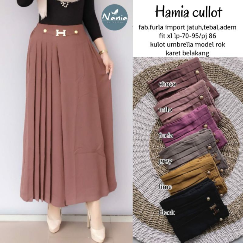 READY STOCK HAMIA KULOT BAHAN ADEM BISA COD
