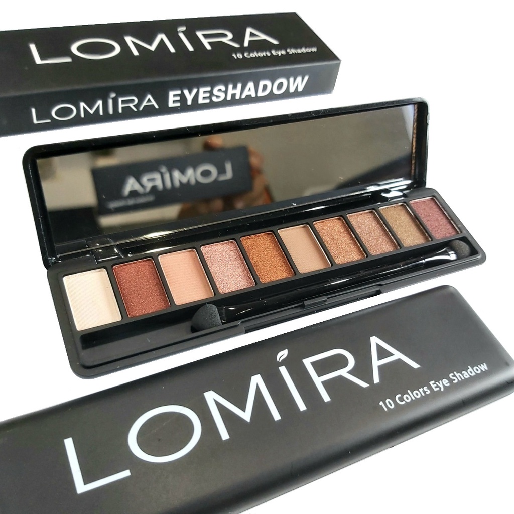 LOMIRA EYESHADOW 10 WARNA - TERDAFTAR BPOM - EYESHADOW LOMIRA - EYE SHADOW MURAH