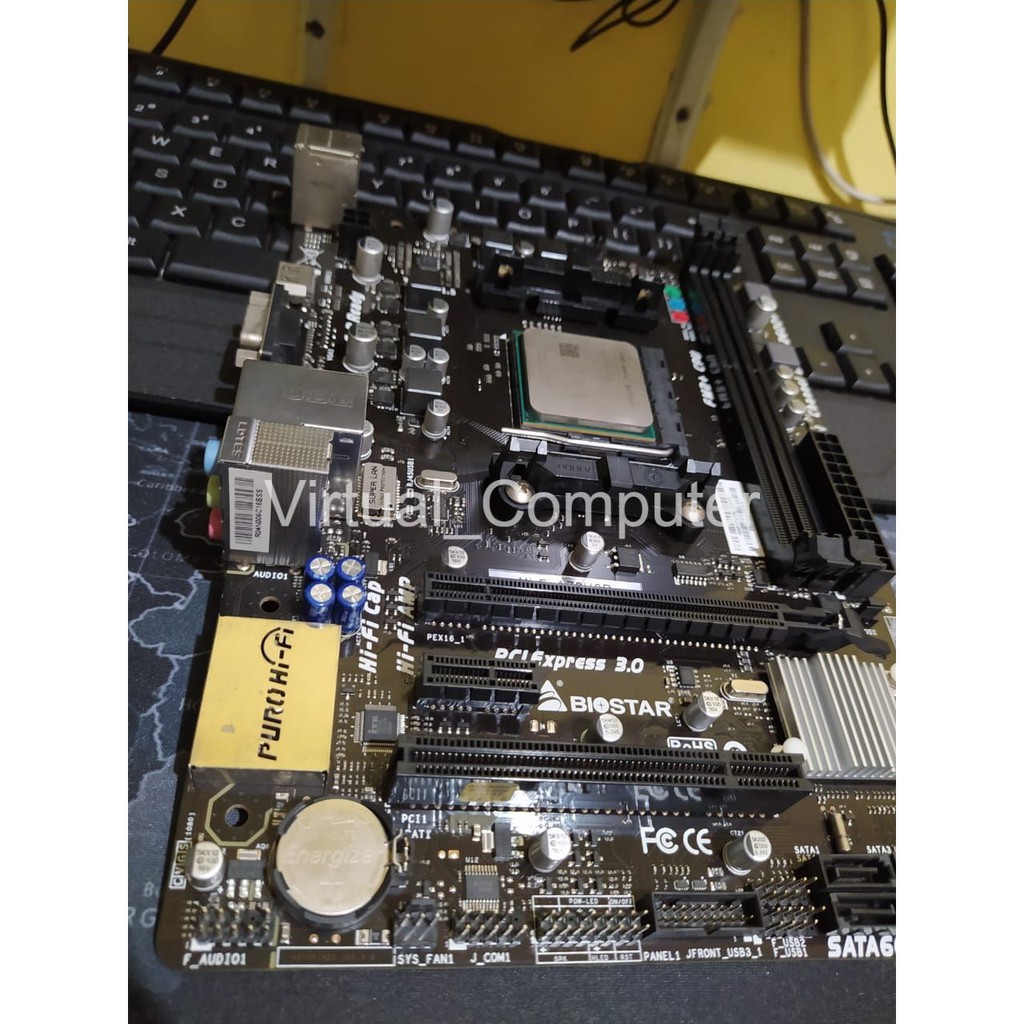 Biostar HiFi A70U3P socket fm2+ fullset like new