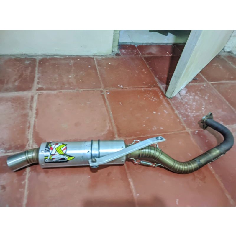 KNALPOT KENALPOT KAWAHARA MIO 200 CC ,SECOND.