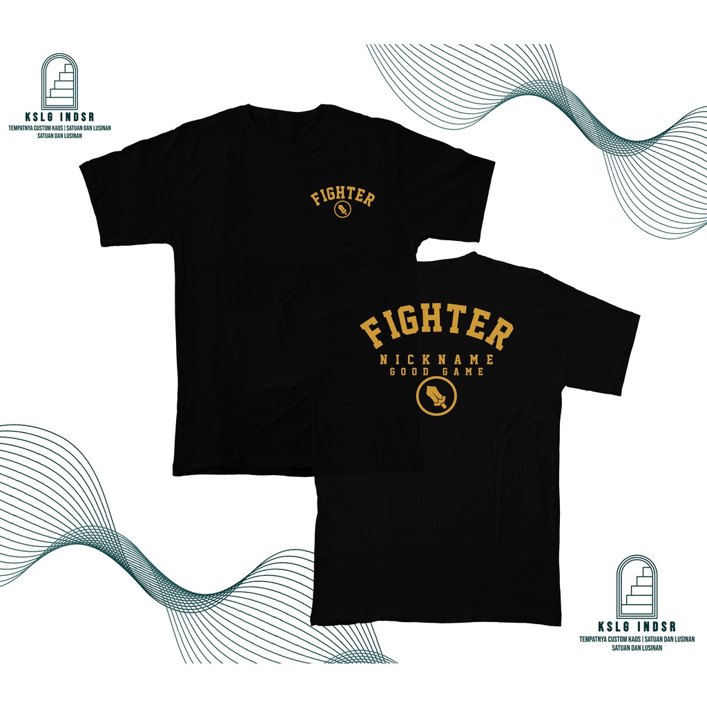 Kaos Baju MOBILE LEGEND FIGHTER SEJATI ROLE FIGHTER GRATIS NICKNAME