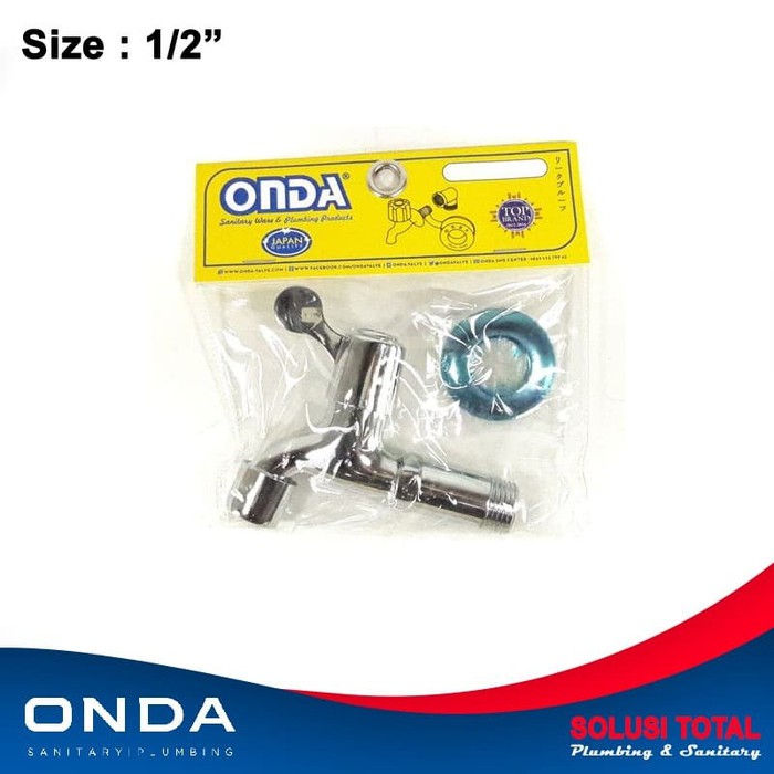 Kran tembok A 801 T taman wastafel cuci piring 1/2" kamar mandi WC
