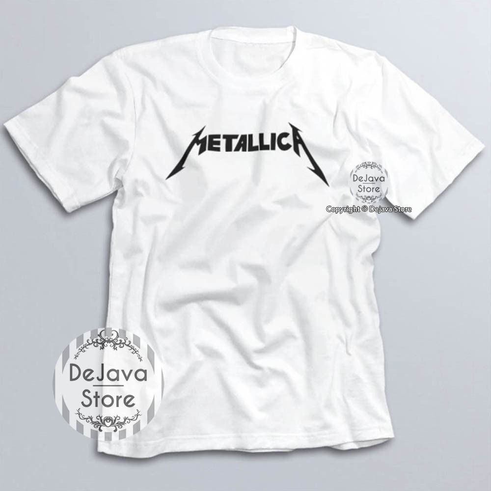 Kaos Band Metallica Musik Populer Tshirt Baju Distro Atasan Unisex Combed 30s Premium | 147-4