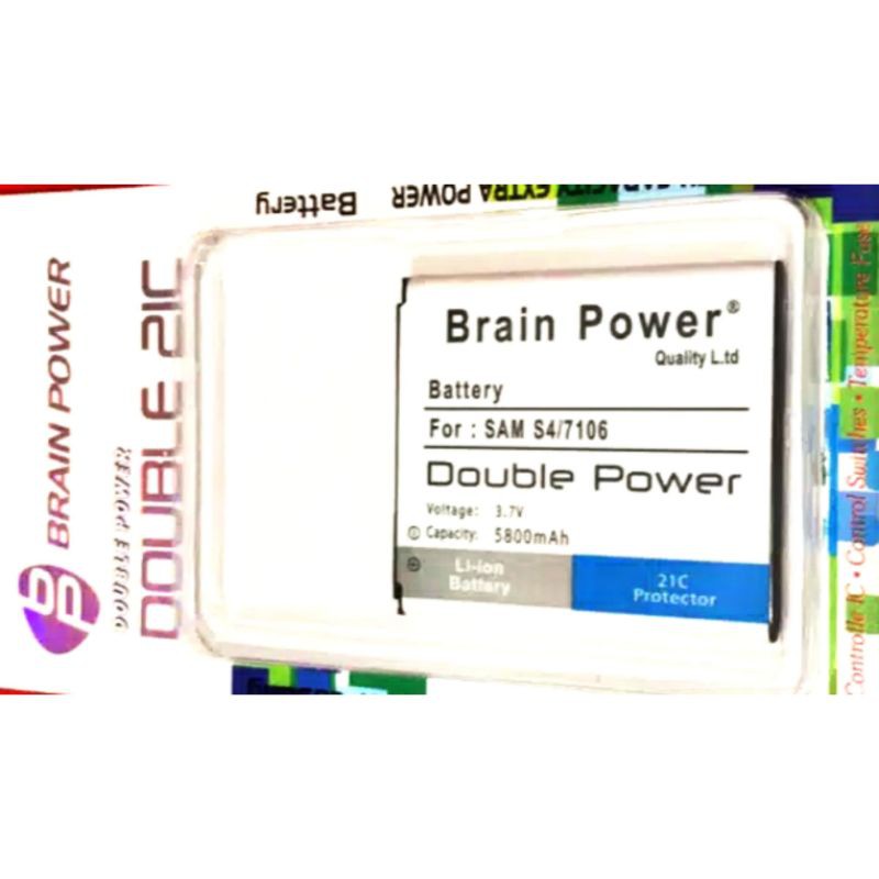 BATERAI / BATTERY / BATRE SAMSUNG S4 / G7106 DOUBLE IC BRAIN POWER