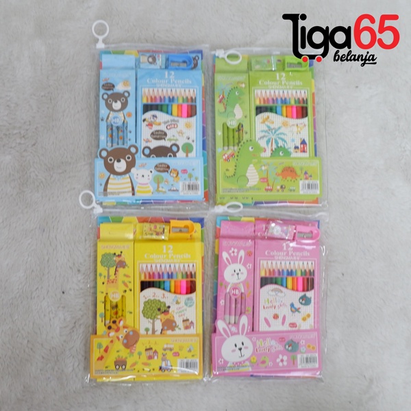 365 STATIONERY SET #40976 Buku &amp; Alat Tulis Anak / Karakter Fancy Gambar Lucu