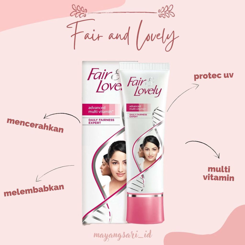 FAIR N LOVELY CREAM PENCERAH WAJAH / PELEMBAB