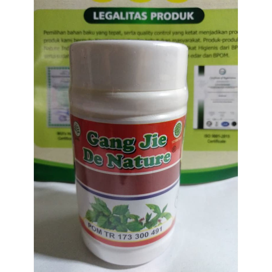 Gang Jie ( Ekstrak Kumis Kucing Dan Daun Ungu) Obat Kencing Nanah & ISK