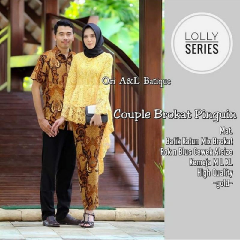 COUPLE BROKAT KEBAYA ,COUPLE LOLLY SERIES