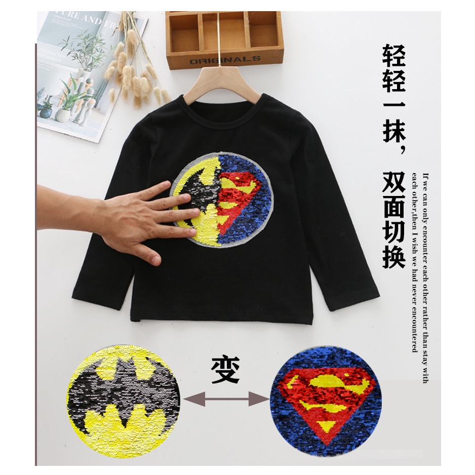2020 Versi Autumn Korea Dari Anak Anak Baru T Shirt Anak Anak Memakai Leher Bulat Panjang Lengan T Shirt Pasang Melalui Fanka