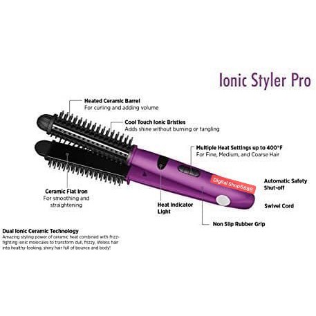 INSTYLER IONIC STYLER PRO 2 In 1 ALAT CATOK RAMBUT CATOKAN KERITING IN