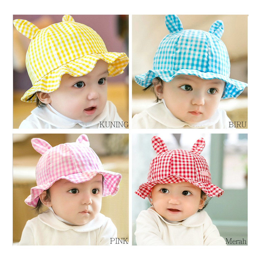 Topi Anak  Bayi Cewek Manis Dan Lucu  Shopee Indonesia