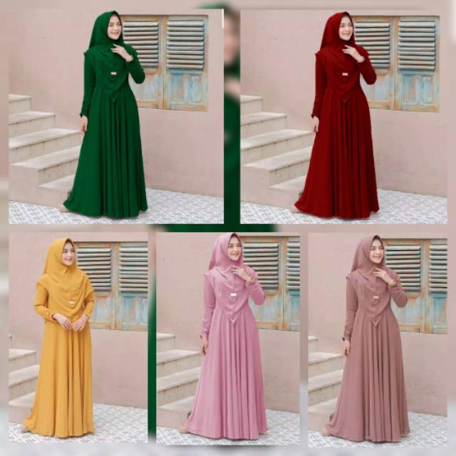 Wenela gamis set LD 105