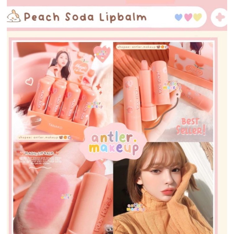 PEACH LIP BLAM ORIGINAL / LIPSTIK MAGIC BLAM