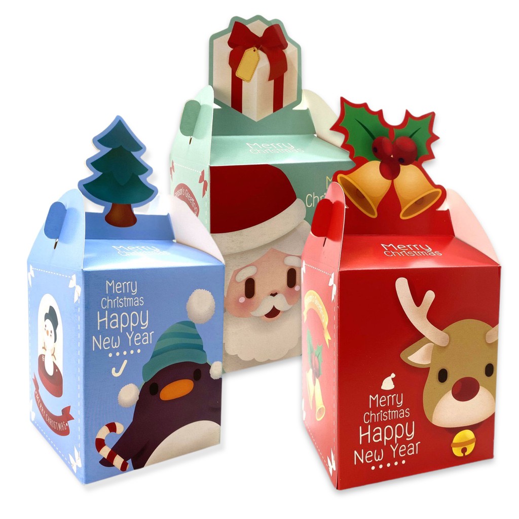

Scoop Kotak Natal / Gift Box Rusa Merah Goodie Bag 8x8x10cm 60390500