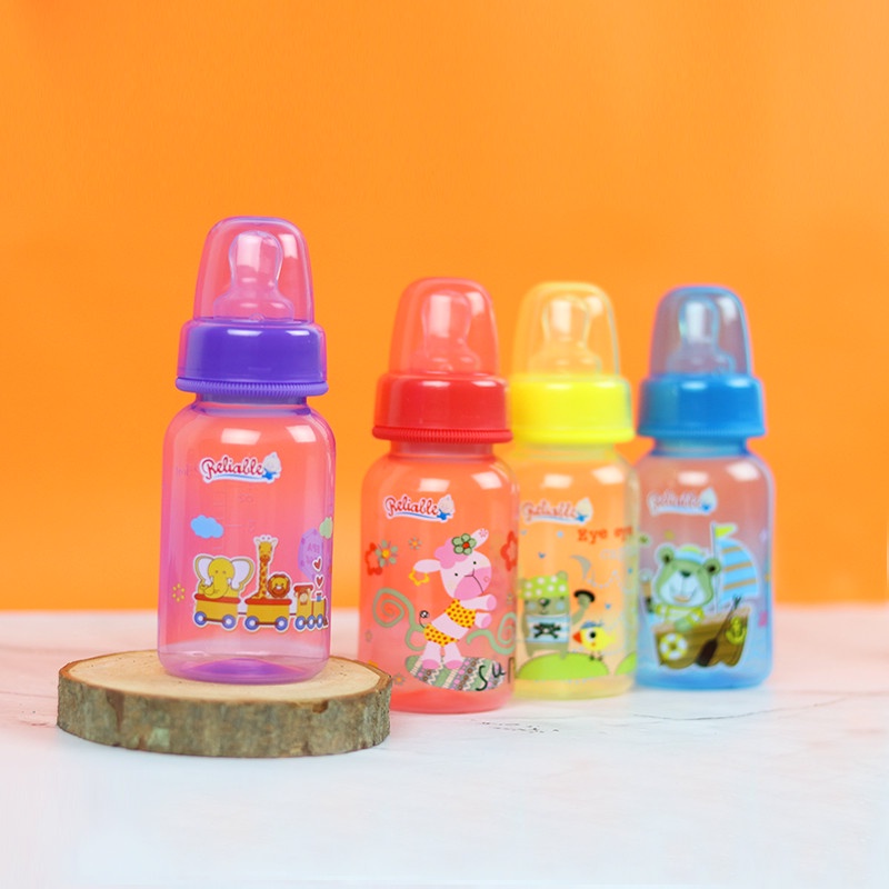 Botol Susu Ortho Dot Gepeng Reliable 125ml