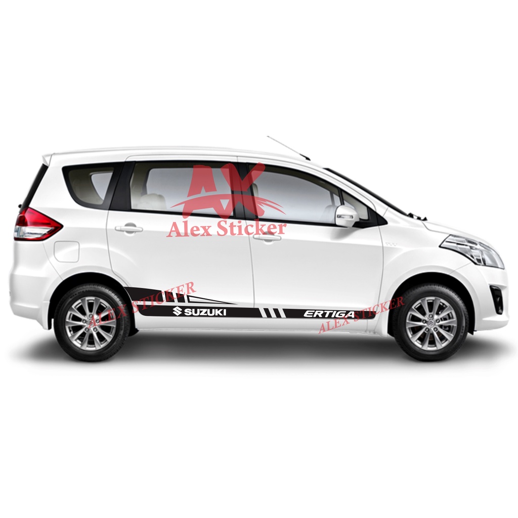 STIKER CUTING ERTIGA STICKER MOBIL SUZUKI ERTIGA XENIA AVANZA SIGRA CUSTOM TEXT
