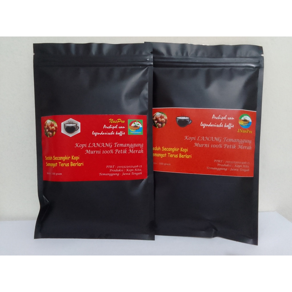 

KOPI LANANG MURNI 100% PETIK MERAH