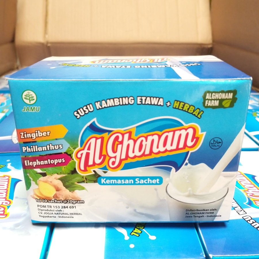 

Susu Kambing Etawa AL GHONAM plus Herbal untuk Anak & Dewasa