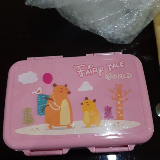 Kotak Makan Lunch Box Yooyee Mini Stainless Steel 3 Sekat 627