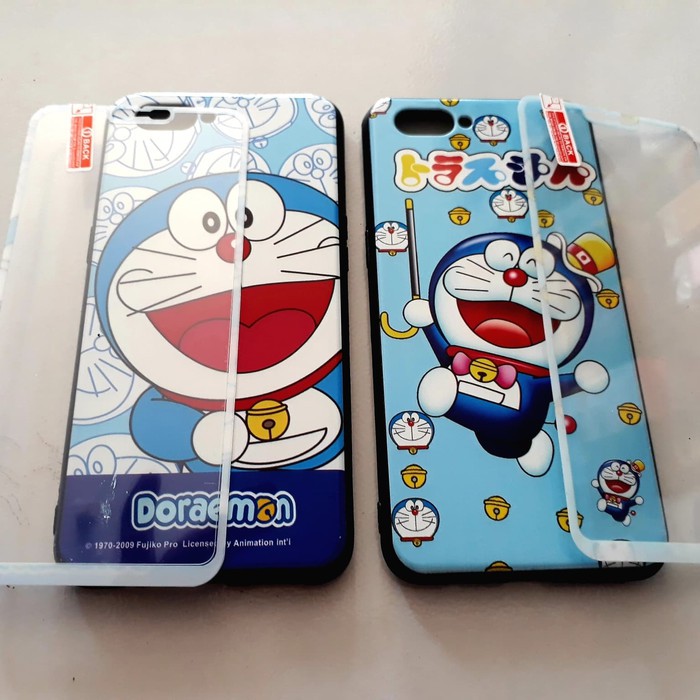Oppo A3s Hardcase Doraemon Mania Hard Case Cover Soft Gambar Lucu