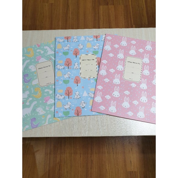 

File Folder Untuk Simpan Kertas A4 Bahan Karton Bergambar Bahan Kilap