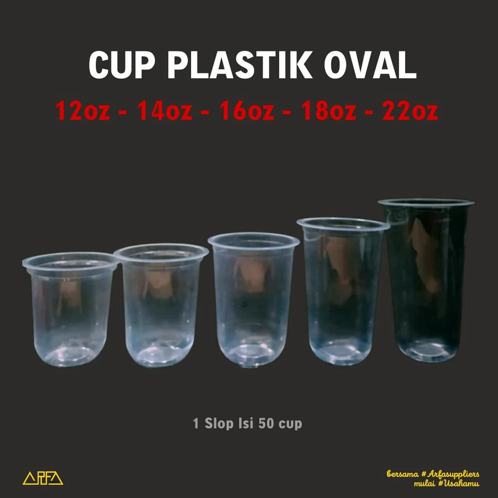 

Ukf5Pc6F4H (Kuliner.Kita) Cup Gelas Oval 12Oz 14Oz 16Oz 18Oz 22Oz