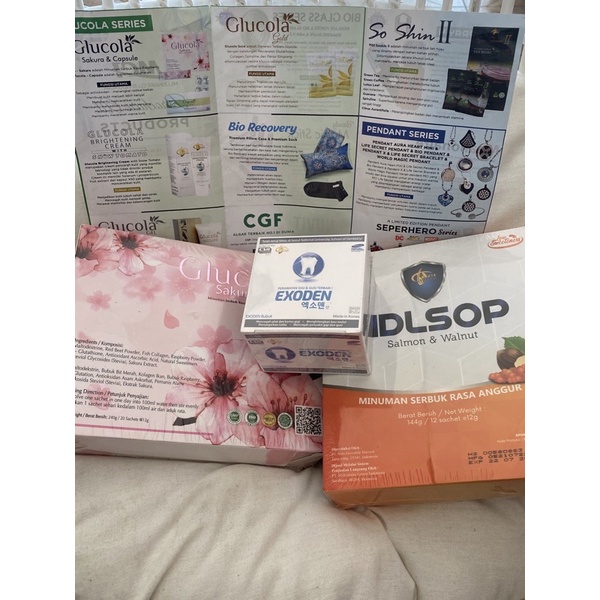 Glucolasakura | HDLSOP | Exodent | Preloved kalung gelang kesehatan MCI | MCI Original | asli produk