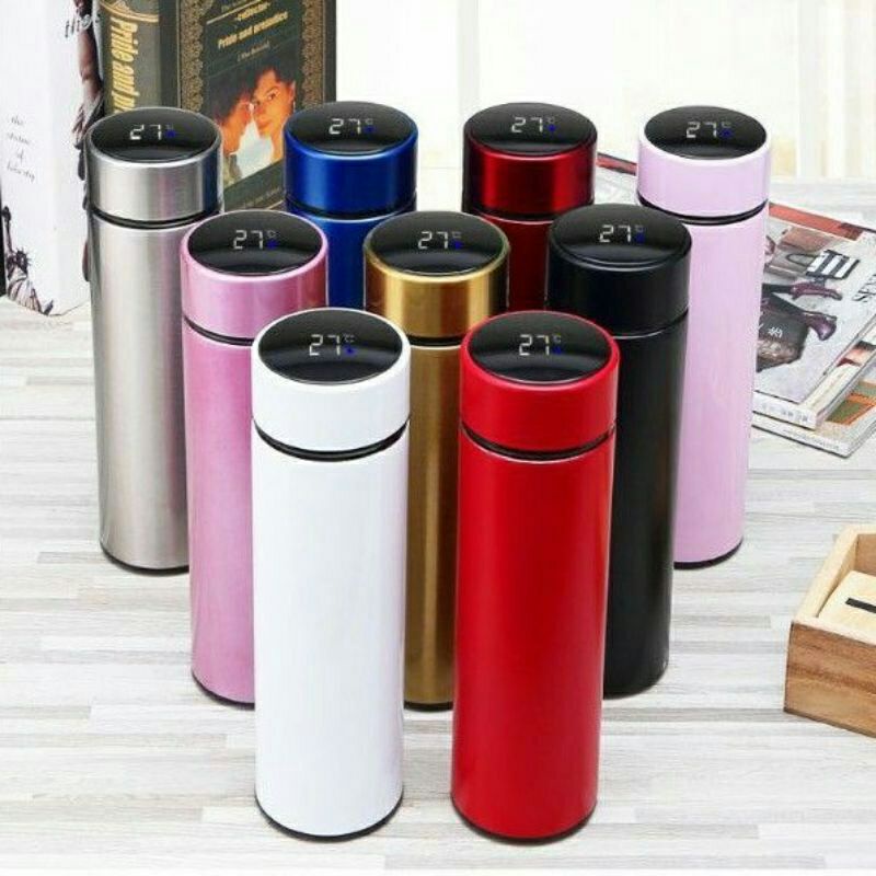 Termos LED Botol Termos Suhu Termos Termometer Termos Pengukur Suhu Air