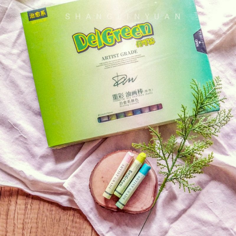

[BONUS KIT] Delgreen Artist Soft Oil Pastel 24 36 Classic Healing Morandi High Gray Colors