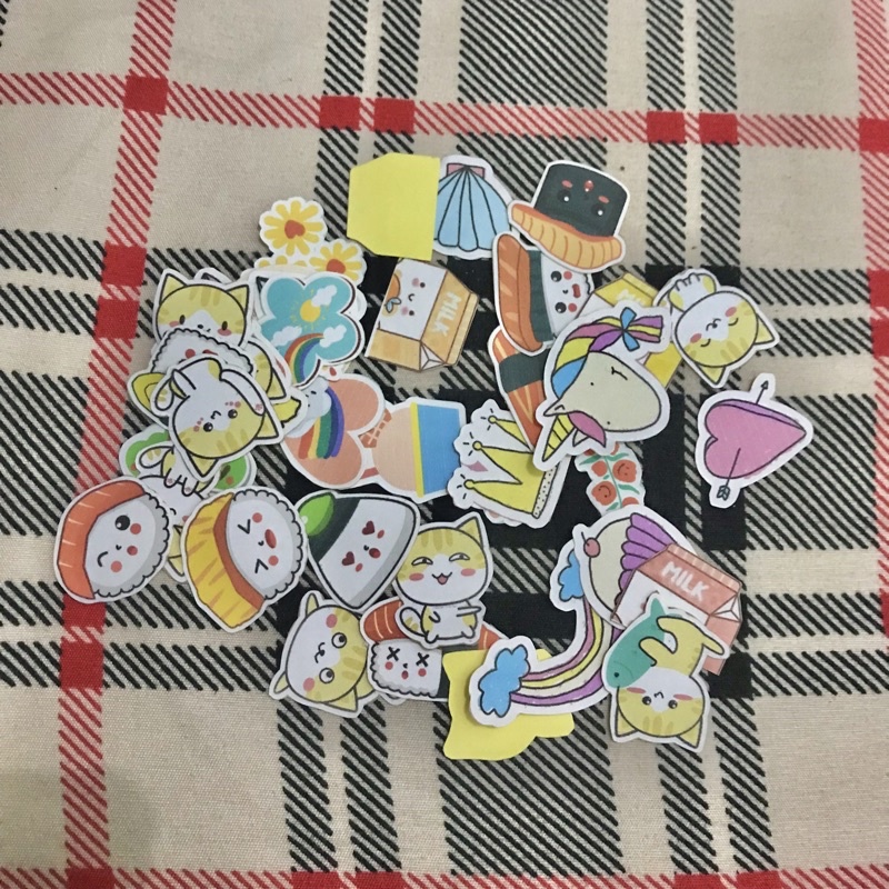 

[minimal order 20 pcs] sticker aesthetic | sticker tumblr | sticker die cut