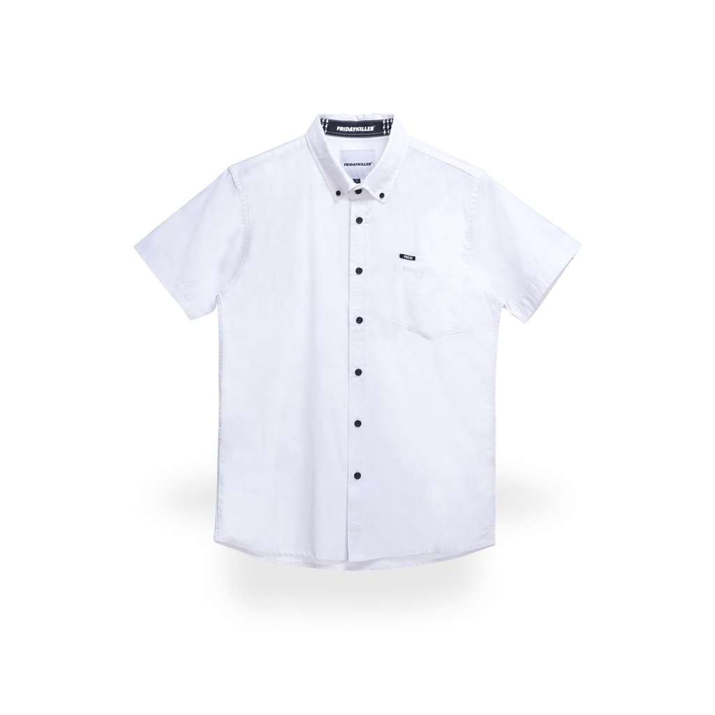 KEMEJA / SHIRT FRIDAY KILLER LOCKE WHITE ORIGINAL